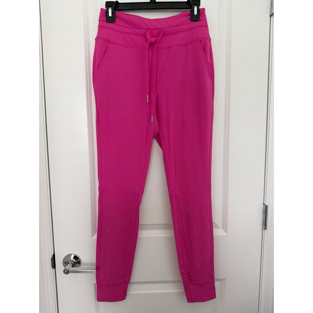Halara High Waisted Drawstring Side Pocket Pink Casual Joggers Size Medium